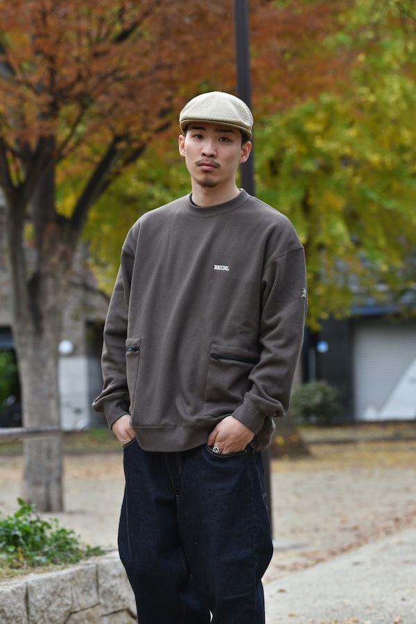 Back Channel Хåͥ SIDE POCKET CREWNECK