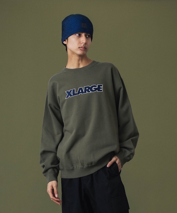 XLARGE ȥ顼 STANDARD LOGO CREWNECK SWEATSHIRT