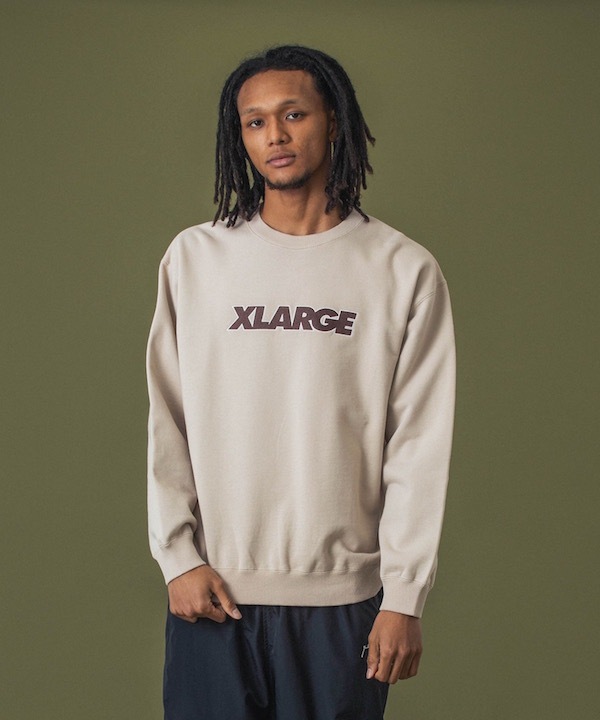 XLARGE ȥ顼 STANDARD LOGO CREWNECK SWEATSHIRT