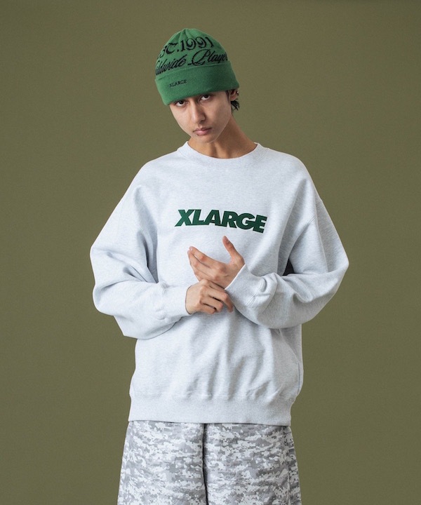 XLARGE ȥ顼 STANDARD LOGO CREWNECK SWEATSHIRT