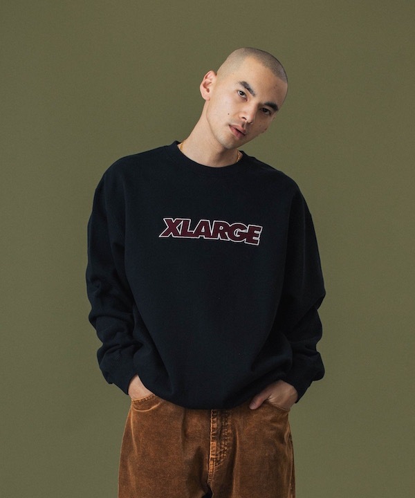 XLARGE ȥ顼 STANDARD LOGO CREWNECK SWEATSHIRT