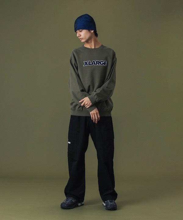 XLARGE ȥ顼 STANDARD LOGO CREWNECK SWEATSHIRT