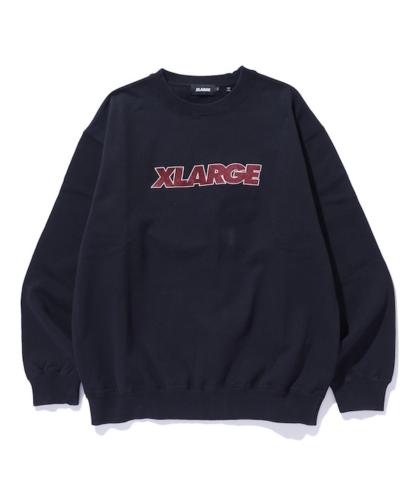 XLARGE ȥ顼 STANDARD LOGO CREWNECK SWEATSHIRT