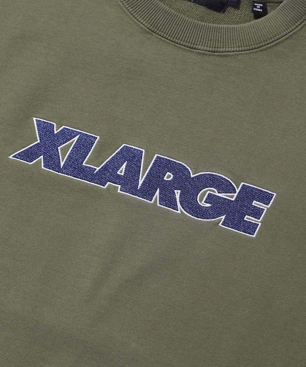 XLARGE ȥ顼 STANDARD LOGO CREWNECK SWEATSHIRT