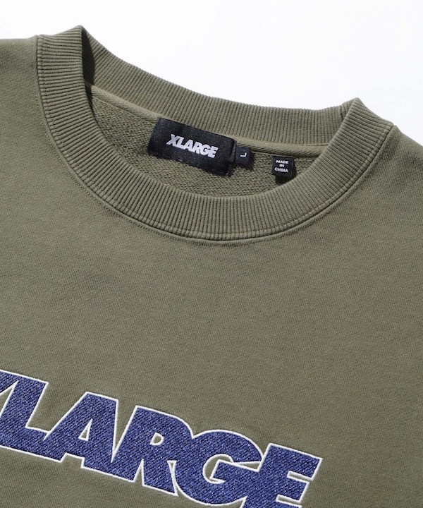 XLARGE ȥ顼 STANDARD LOGO CREWNECK SWEATSHIRT