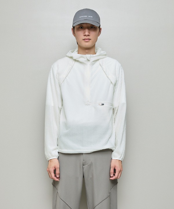BAL �Х� OCTA DETACHABLE SLEEVE PULL OVER HOODIE