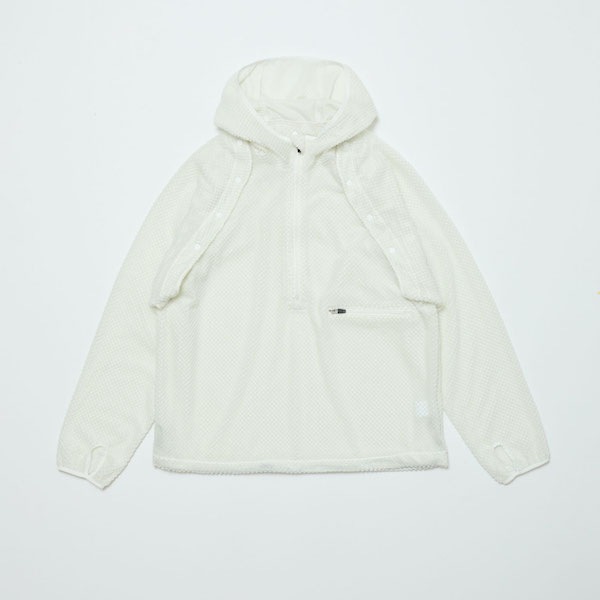 BAL �Х� OCTA DETACHABLE SLEEVE PULL OVER HOODIE