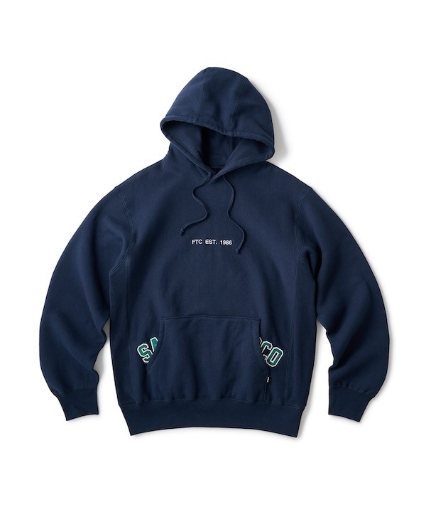 FTC ���եƥ������� EST. 1986 PULLOVER HOODY
