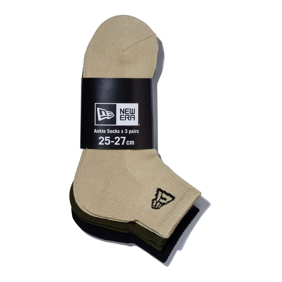 NEW ERA ˥塼 Socks Ankle 3Pairs Military
