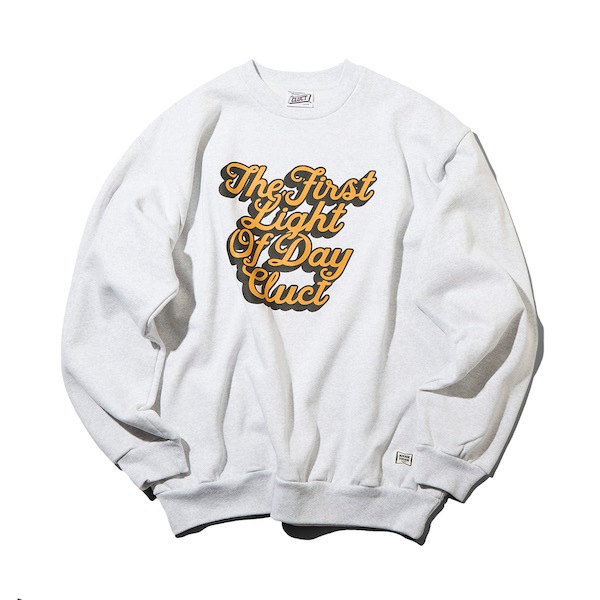 CLUCT ���饯�� THE FIRST LIGHT OF DAY [Crew Sweat]