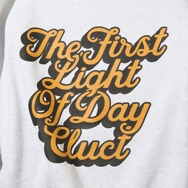 CLUCT ���饯�� THE FIRST LIGHT OF DAY [Crew Sweat]