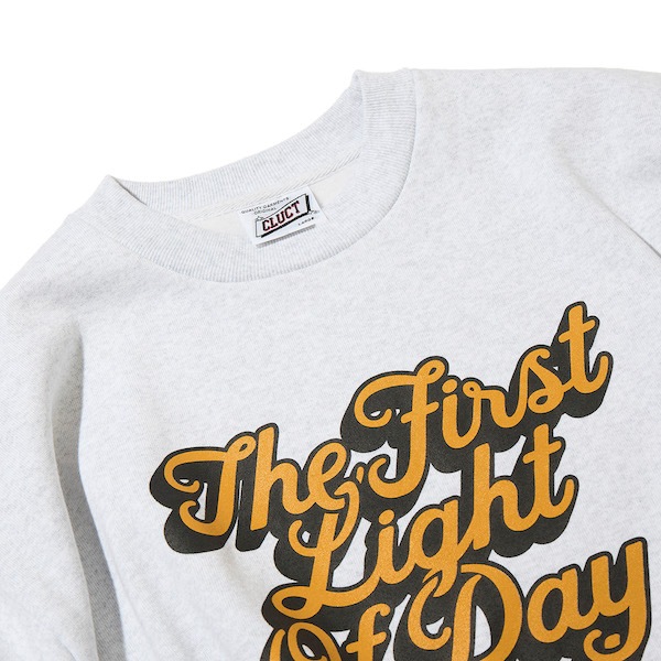 CLUCT ���饯�� THE FIRST LIGHT OF DAY [Crew Sweat]