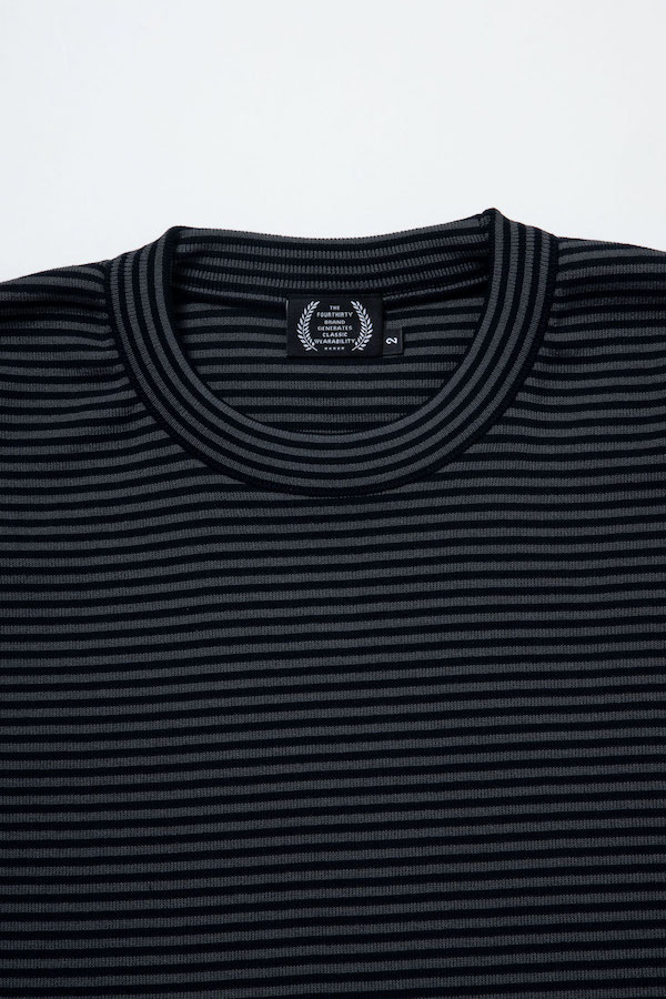 430 fourthirty �ե��������ƥ� S/S BDR KNIT C&S