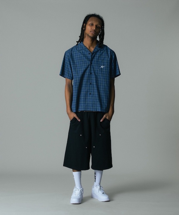 XLARGE �������ȥ�顼�� MELANGE PLAID S/S SHIRT