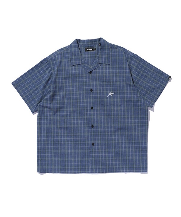 XLARGE �������ȥ�顼�� MELANGE PLAID S/S SHIRT