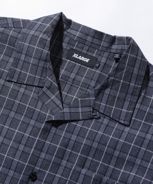 XLARGE �������ȥ�顼�� MELANGE PLAID S/S SHIRT