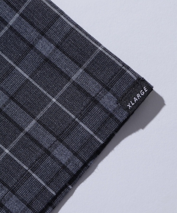 XLARGE �������ȥ�顼�� MELANGE PLAID S/S SHIRT