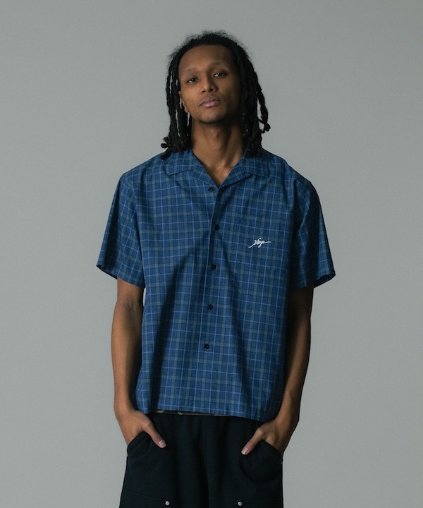 XLARGE �������ȥ�顼�� MELANGE PLAID S/S SHIRT