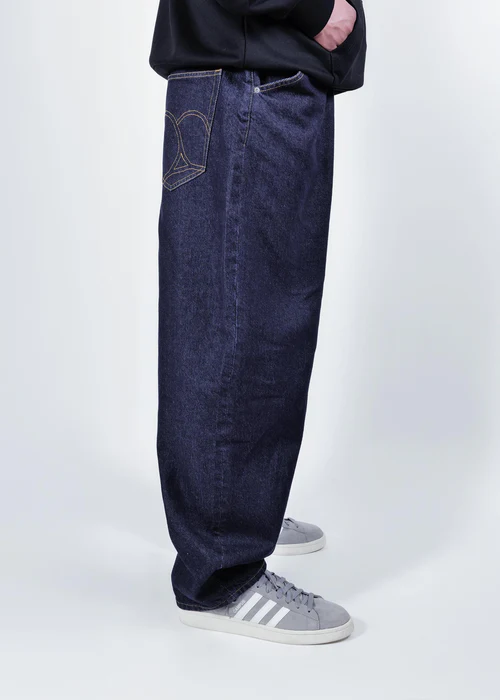 APPLEBUM ���åץ�Х� ��Selena�� Wide Tapered Denim Pants