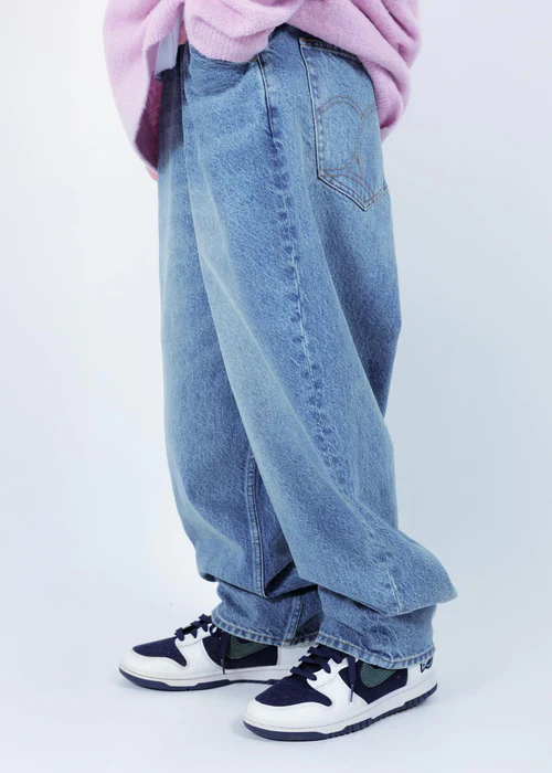 APPLEBUM ���åץ�Х� ��Selena�� Wide Tapered Denim Pants