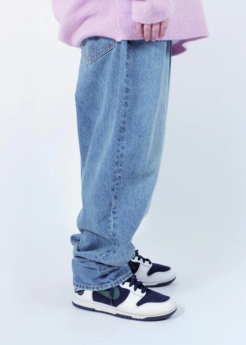 APPLEBUM ���åץ�Х� ��Selena�� Wide Tapered Denim Pants