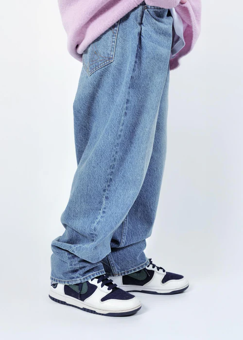 APPLEBUM ���åץ�Х� ��Selena�� Wide Tapered Denim Pants