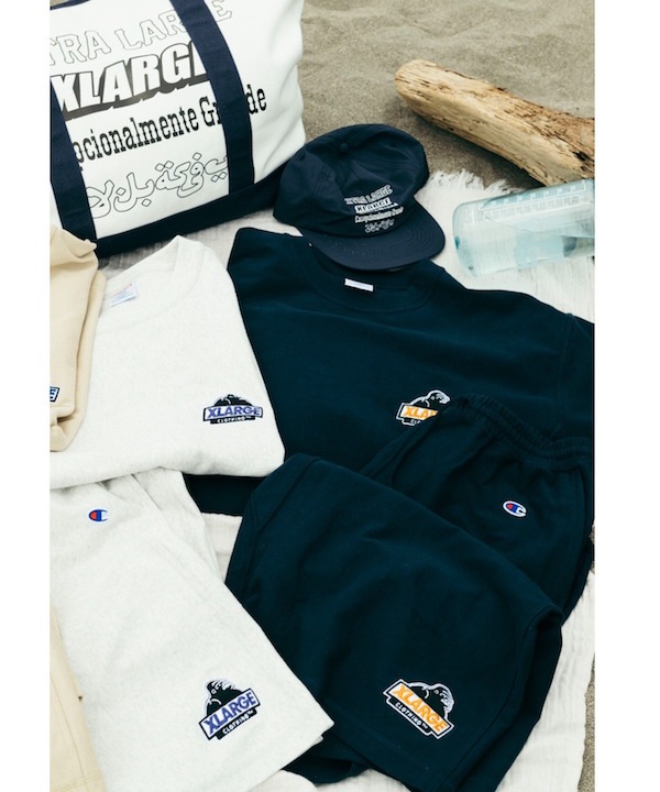 XLARGE �������ȥ�顼�� XLARGE x Champion SHORT PANTS