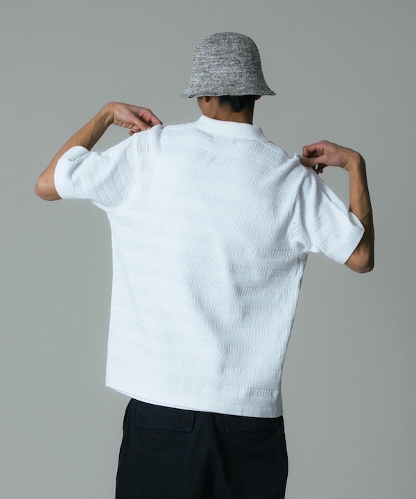 XLARGE �������ȥ�顼�� STRIPED KNIT POLO SHIRT