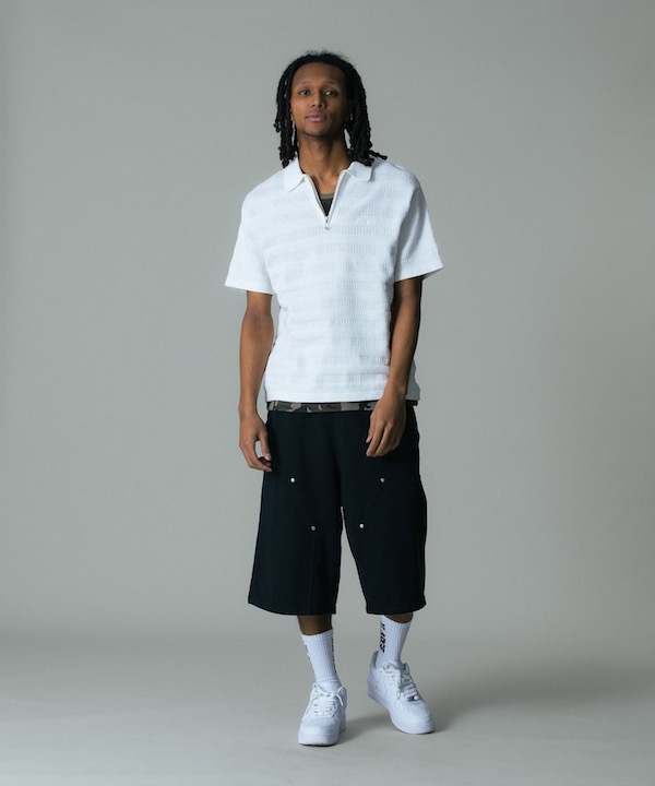 XLARGE �������ȥ�顼�� STRIPED KNIT POLO SHIRT