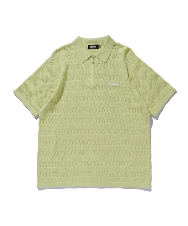 XLARGE �������ȥ�顼�� STRIPED KNIT POLO SHIRT