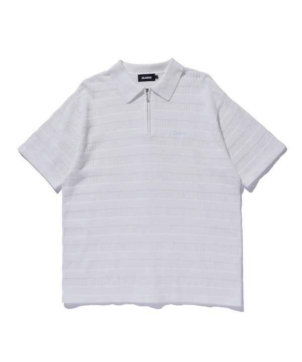 XLARGE �������ȥ�顼�� STRIPED KNIT POLO SHIRT