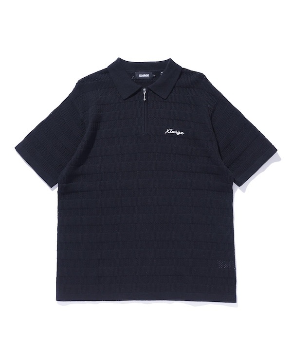 XLARGE �������ȥ�顼�� STRIPED KNIT POLO SHIRT