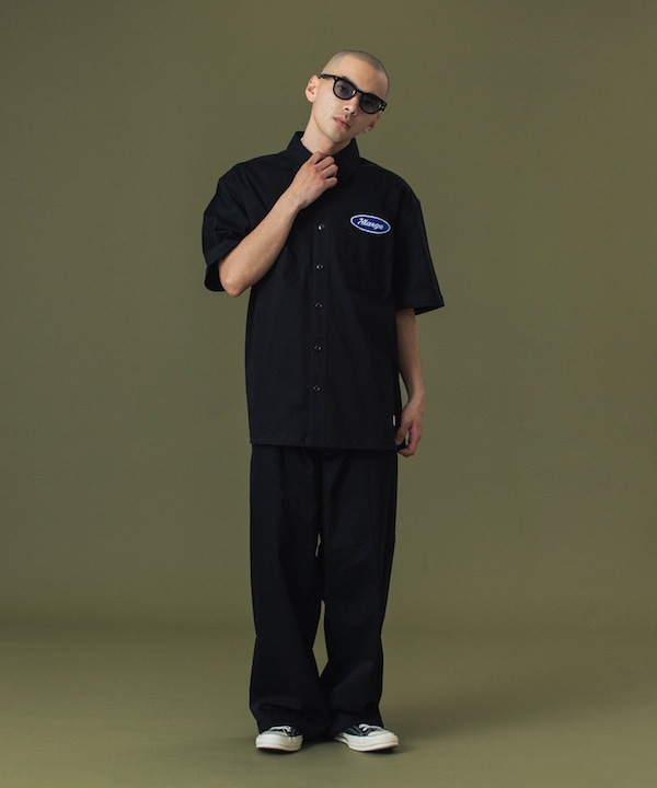 XLARGE ȥ顼 OVAL LOGO WORK S/S SHIRT