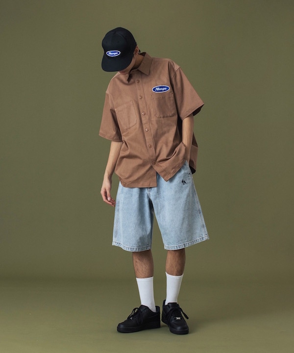 XLARGE ȥ顼 OVAL LOGO WORK S/S SHIRT