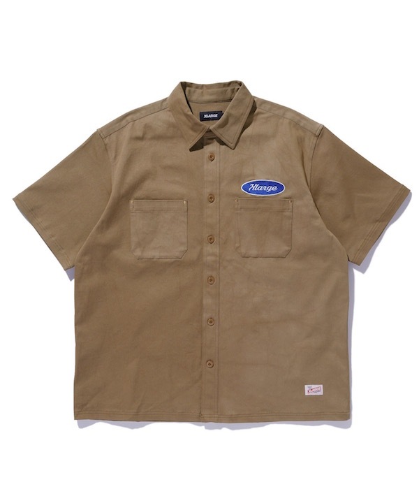 XLARGE ȥ顼 OVAL LOGO WORK S/S SHIRT