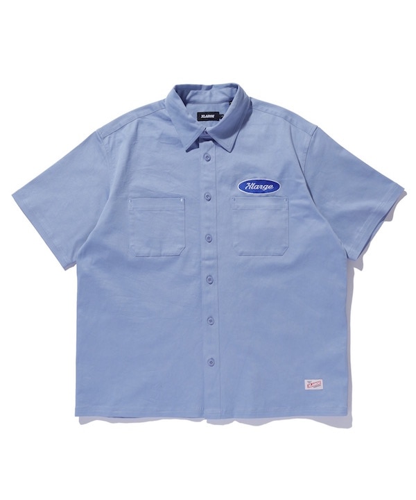 XLARGE ȥ顼 OVAL LOGO WORK S/S SHIRT