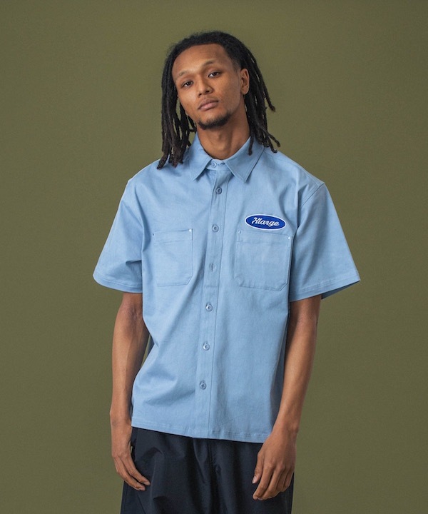 XLARGE ȥ顼 OVAL LOGO WORK S/S SHIRT