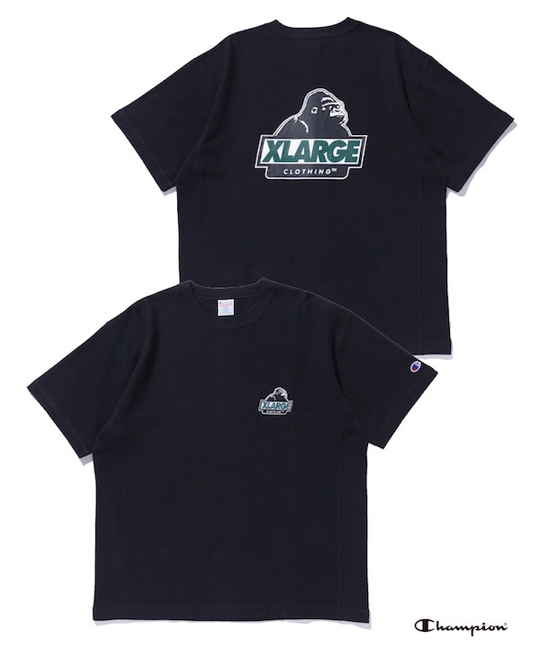 XLARGE �������ȥ�顼�� XLARGE x Champion S/S TEE