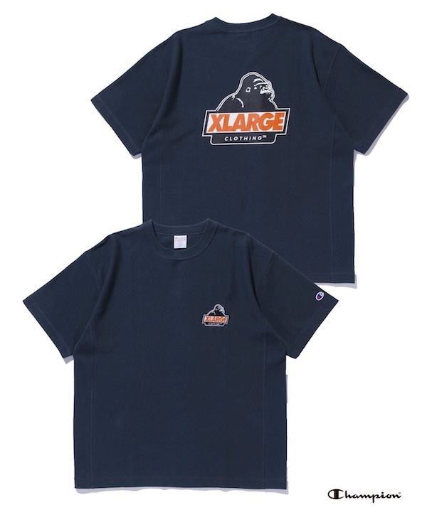 XLARGE �������ȥ�顼�� XLARGE x Champion S/S TEE