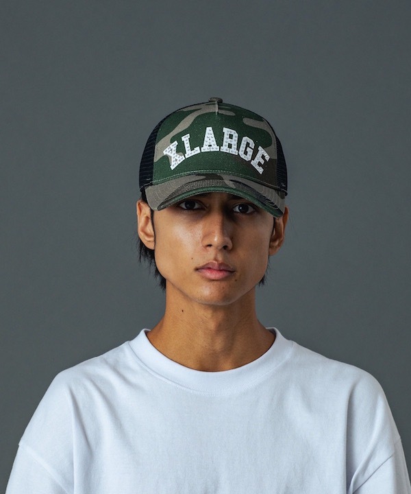 XLARGE �������ȥ�顼�� RHINESTONE LOGO MESH CAP