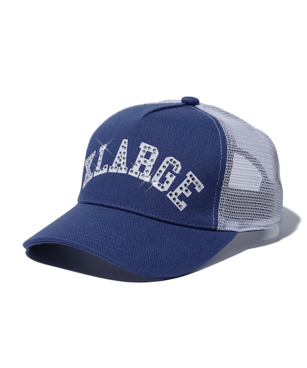XLARGE �������ȥ�顼�� RHINESTONE LOGO MESH CAP