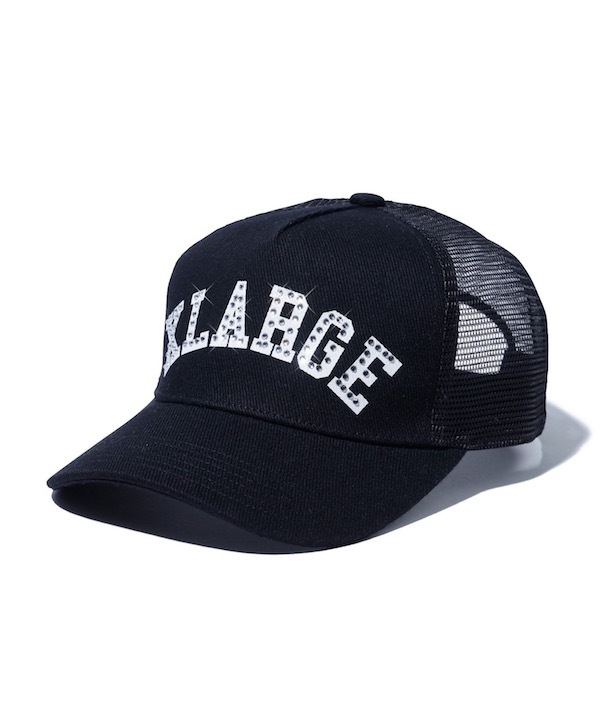 XLARGE �������ȥ�顼�� RHINESTONE LOGO MESH CAP