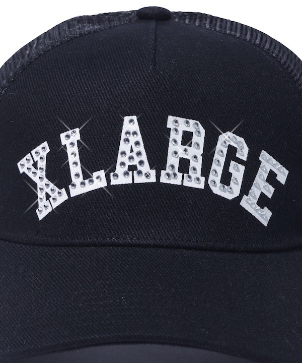 XLARGE �������ȥ�顼�� RHINESTONE LOGO MESH CAP