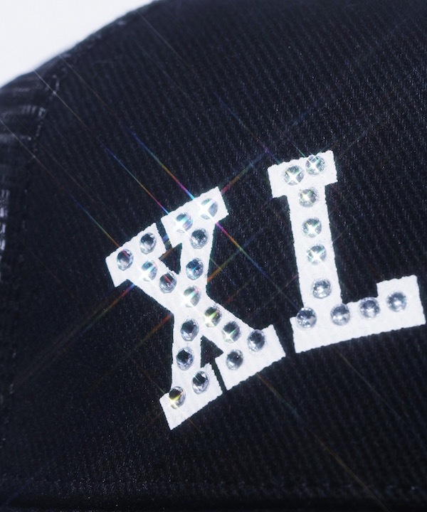 XLARGE �������ȥ�顼�� RHINESTONE LOGO MESH CAP