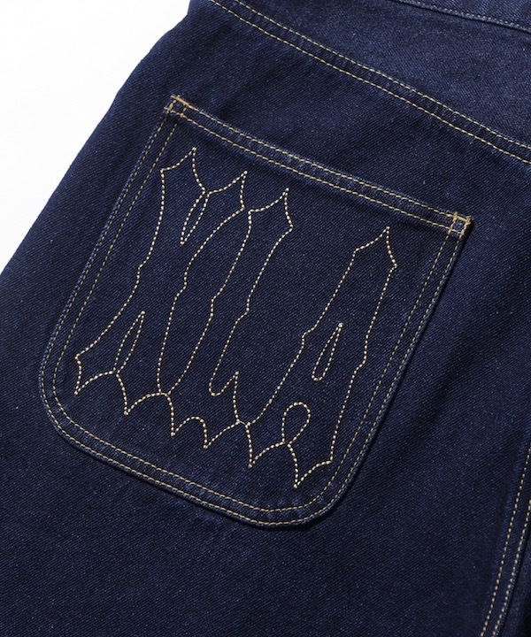 XLARGE �������ȥ�顼�� STITCHED LOGO DENIM SHORTS