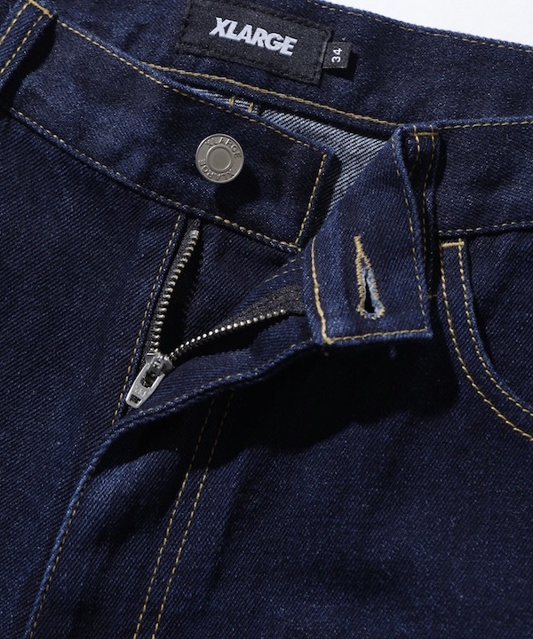 XLARGE �������ȥ�顼�� STITCHED LOGO DENIM SHORTS