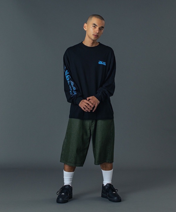 XLARGE �������ȥ�顼�� STITCHED LOGO DENIM SHORTS