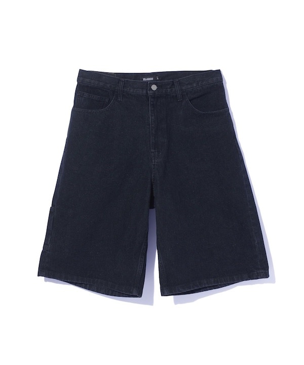XLARGE �������ȥ�顼�� STITCHED LOGO DENIM SHORTS