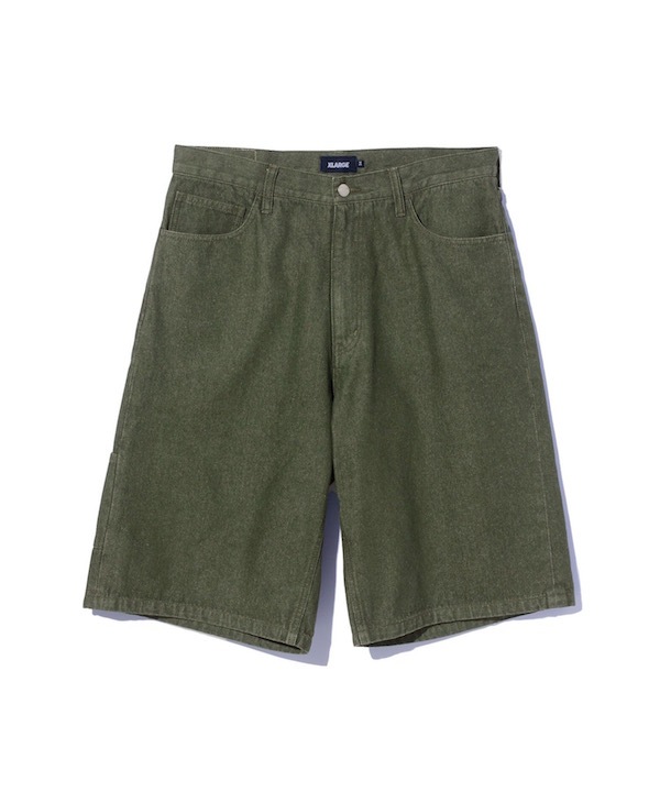 XLARGE �������ȥ�顼�� STITCHED LOGO DENIM SHORTS