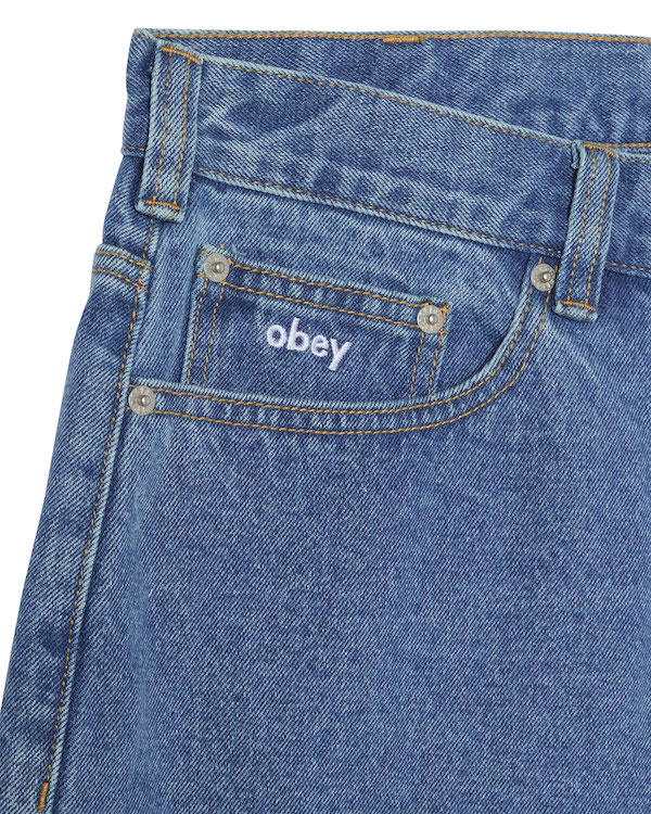 OBEY ���٥� Bigwig Baggy Denim Short